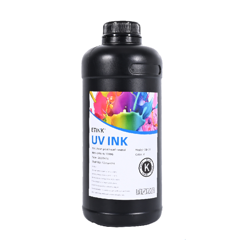 UV 주도의 소프트 잉크는 Ricoh 인쇄 헤드에 적합합니다. 아크릴 PVC 인쇄